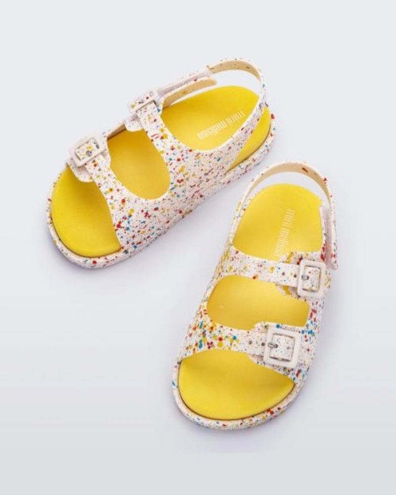 Sandálias Mini Melissa Largos Sandal Bebé Branco Portugal | XACQ63920