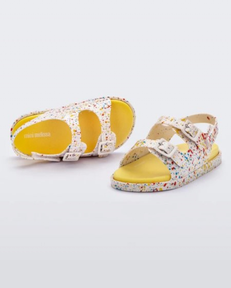 Sandálias Mini Melissa Largos Sandal Bebé Branco Portugal | XACQ63920