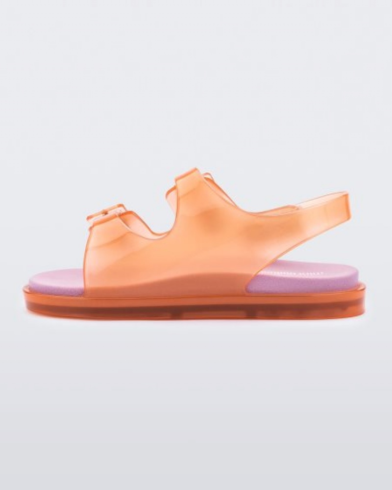 Sandálias Mini Melissa Largos Sandal Bebé Orange/Pink Portugal | PVGD35708