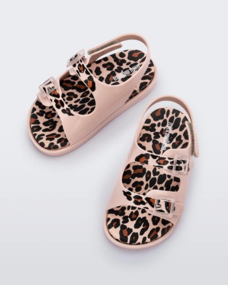 Sandálias Mini Melissa Largos Sandal Bebé Pink/Brown Portugal | DFZQ18027