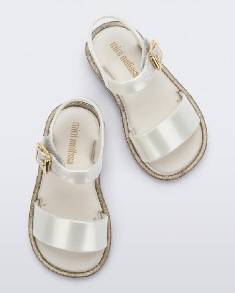 Sandálias Mini Melissa Mar Sandal Bebé Branco Portugal | FXIU97204