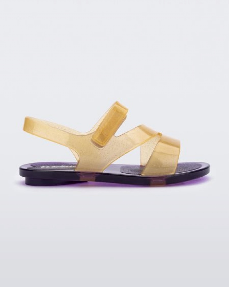 Sandálias Mini Melissa Paris Bebé Purple/Yellow Portugal | YQUM24386