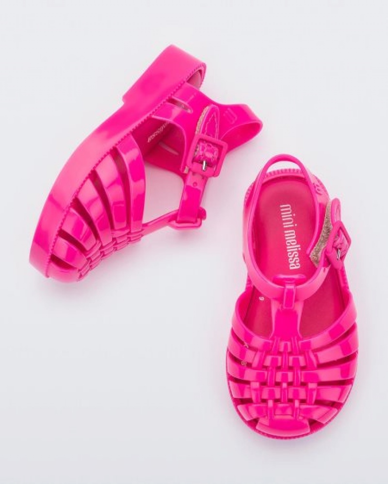 Sandálias Mini Melissa Possession Bebé Rosa Portugal | LEVD43825