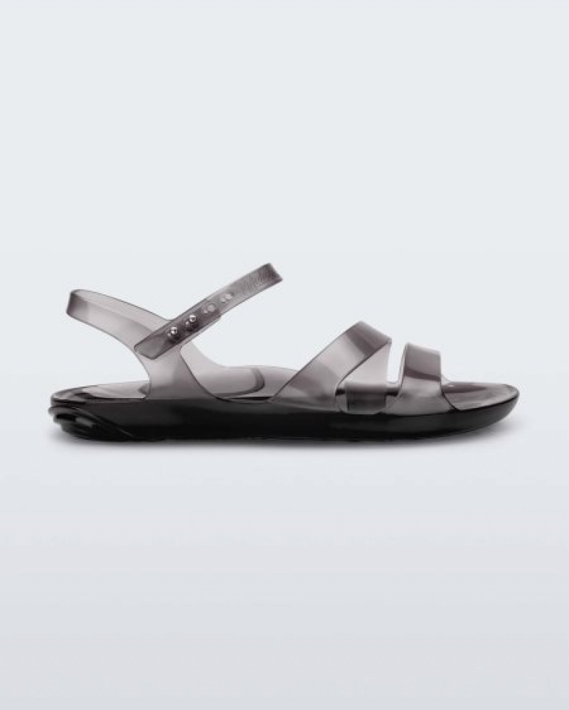 Sandálias Melissa Real Jelly Sandal Pretas Portugal | SLWE52491