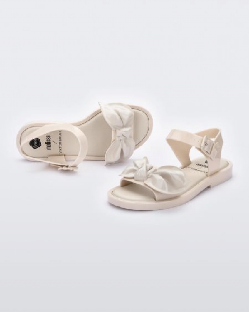 Sandálias Melissa Tie Mar Sandal Beige/Beige Portugal | SFQU59861