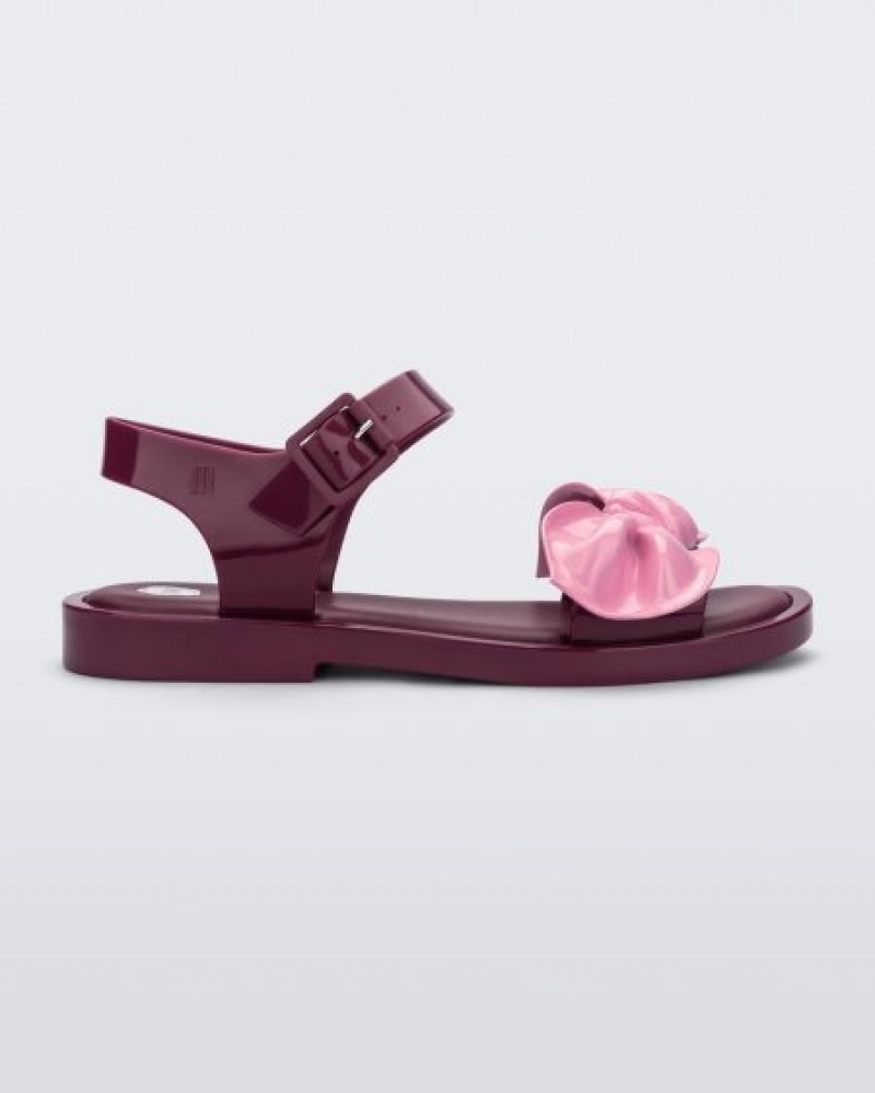 Sandálias Melissa Tie Mar Sandal Red/Pink Portugal | VQAN72651