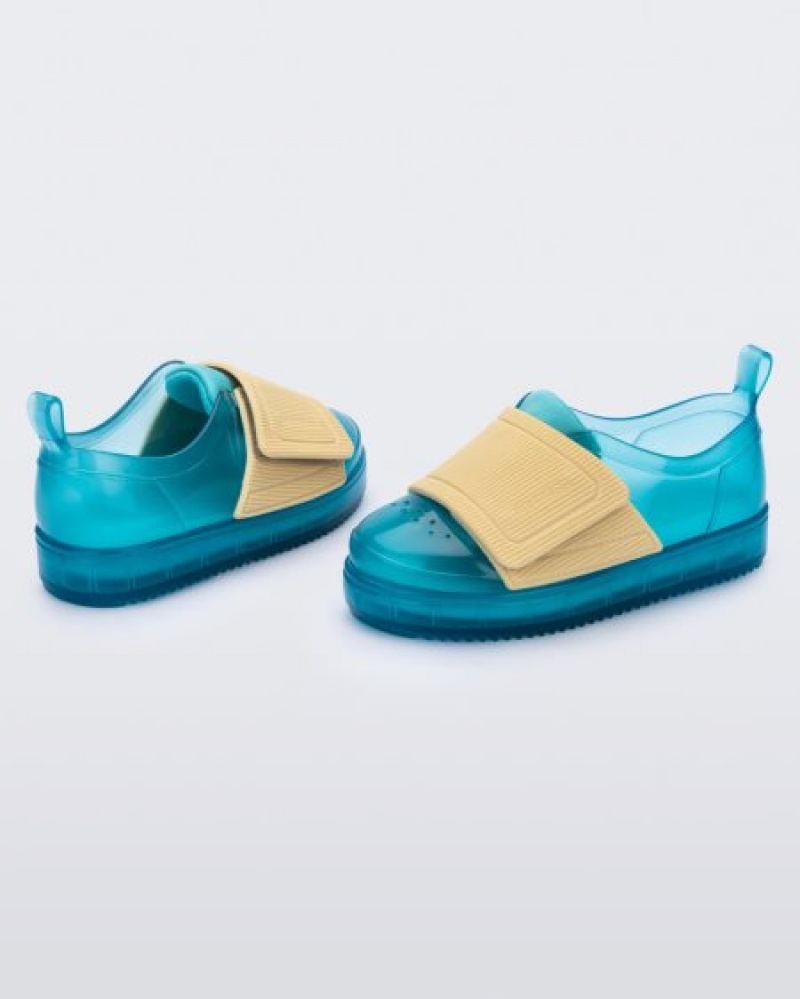 Sapatilhas Mini Melissa Jelly Pop Sneaker Bebé Blue/Yellow Portugal | JHNT47981