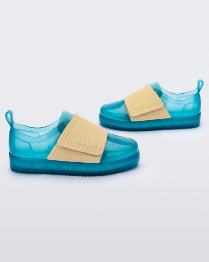 Sapatilhas Mini Melissa Jelly Pop Sneaker Criança Blue/Yellow Portugal | BPLQ26415