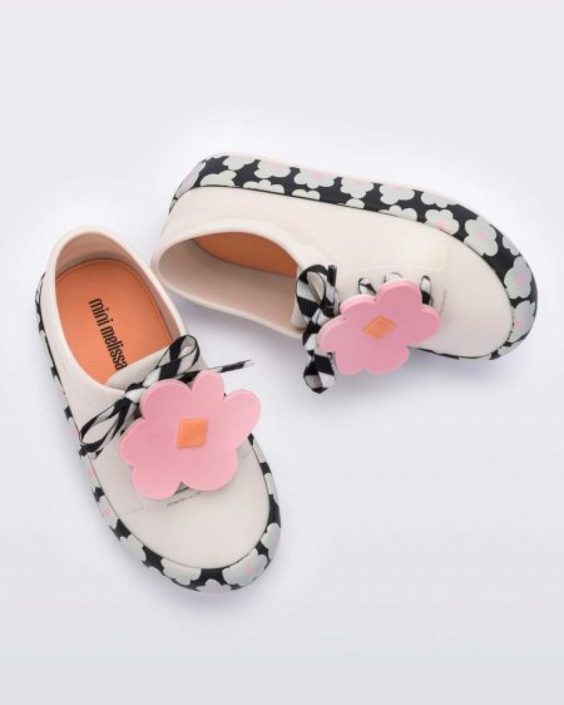 Sapatilhas Mini Melissa Street Bebé Bege Portugal | CVJN54762