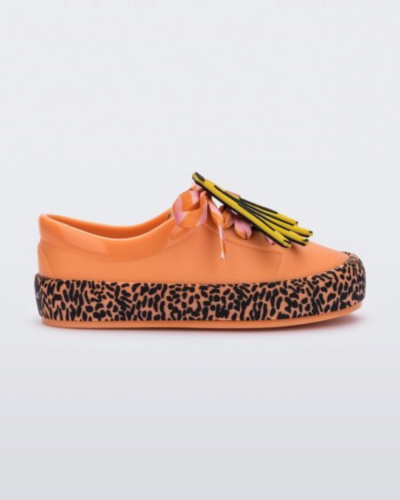 Sapatilhas Mini Melissa Street Bebé Laranja Portugal | VGWJ28371