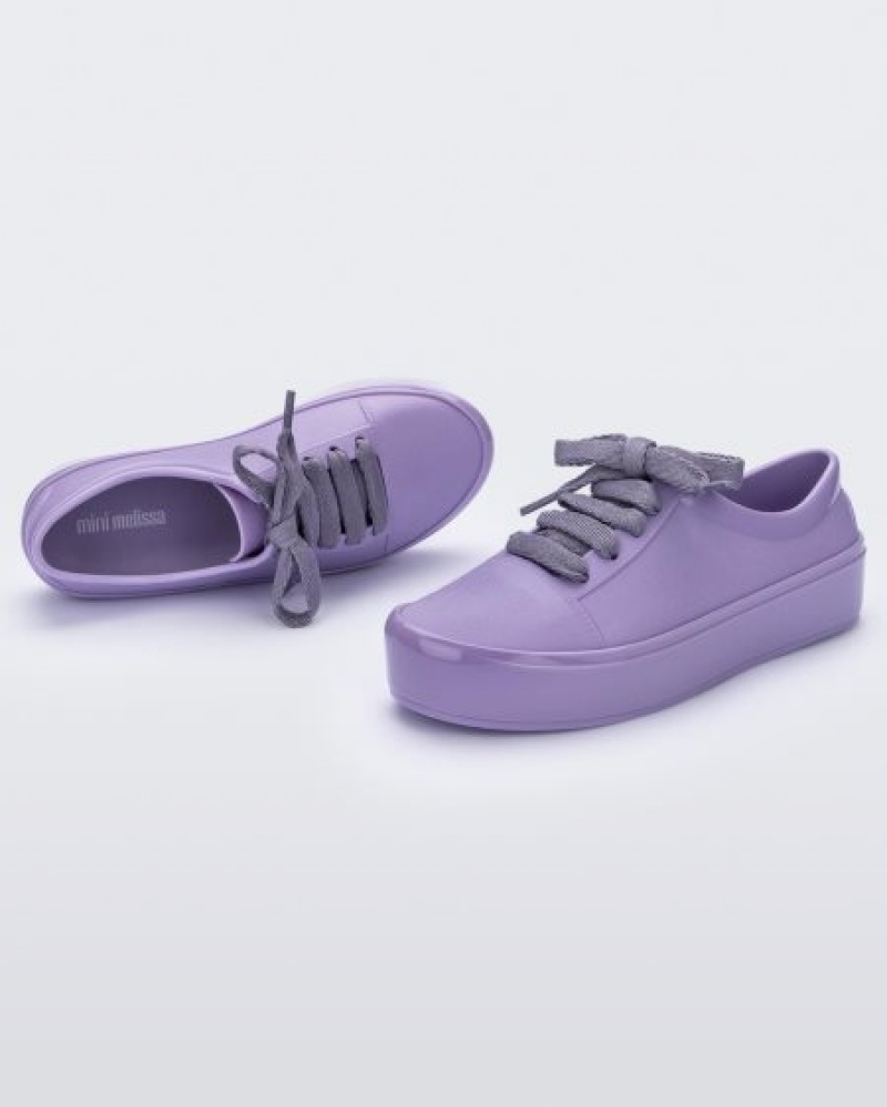 Sapatilhas Mini Melissa Street Criança Lilac Portugal | NJQY19063