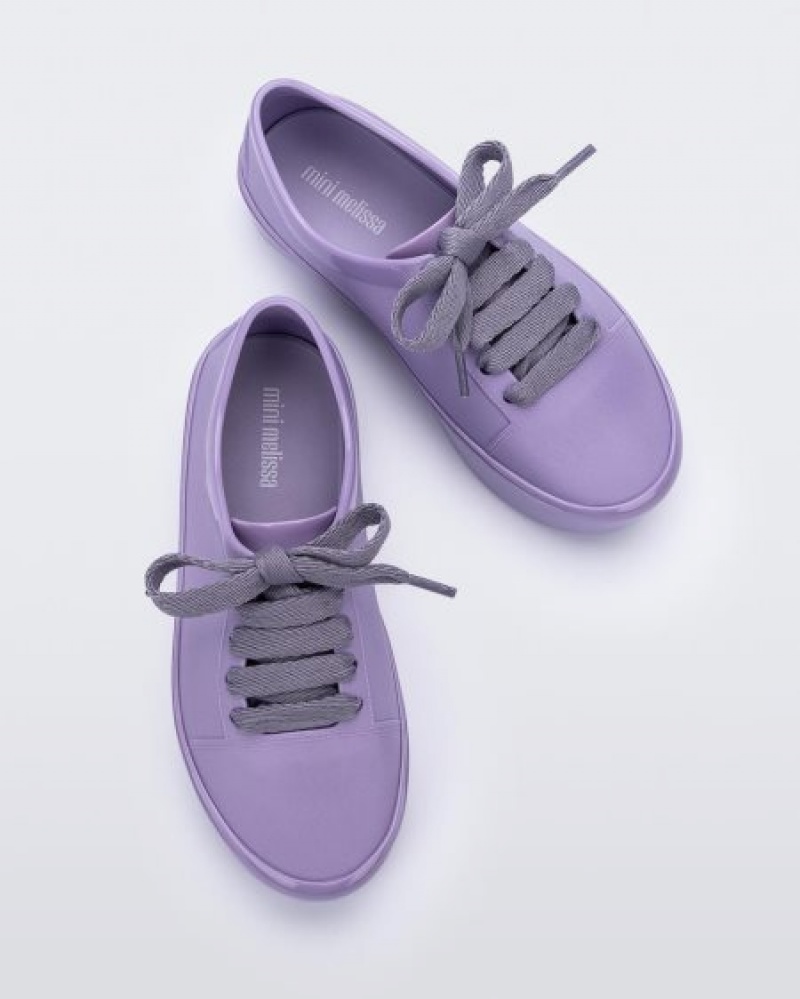 Sapatilhas Mini Melissa Street Criança Lilac Portugal | NJQY19063